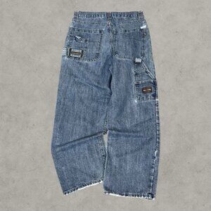 Paco Jeans Mens 32x30 Blue Carpenter Y2K Baggy Wide-Leg Grunge Mallgoth Skater